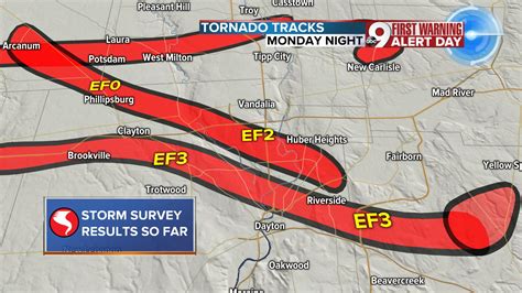 tornado tracker map yesterday